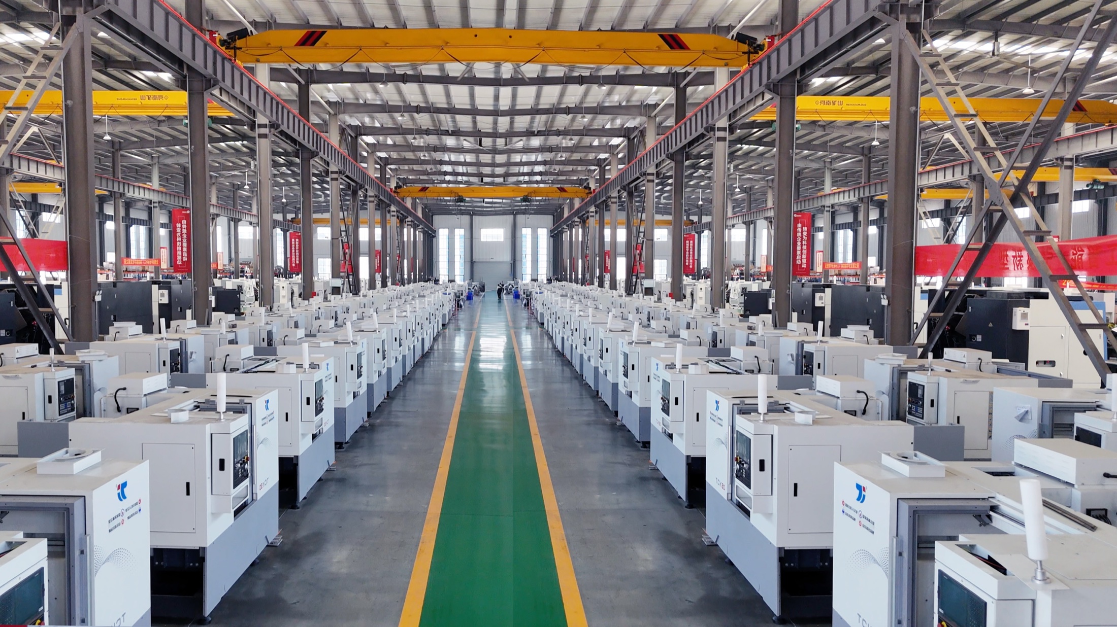 CNC turret lathe plant