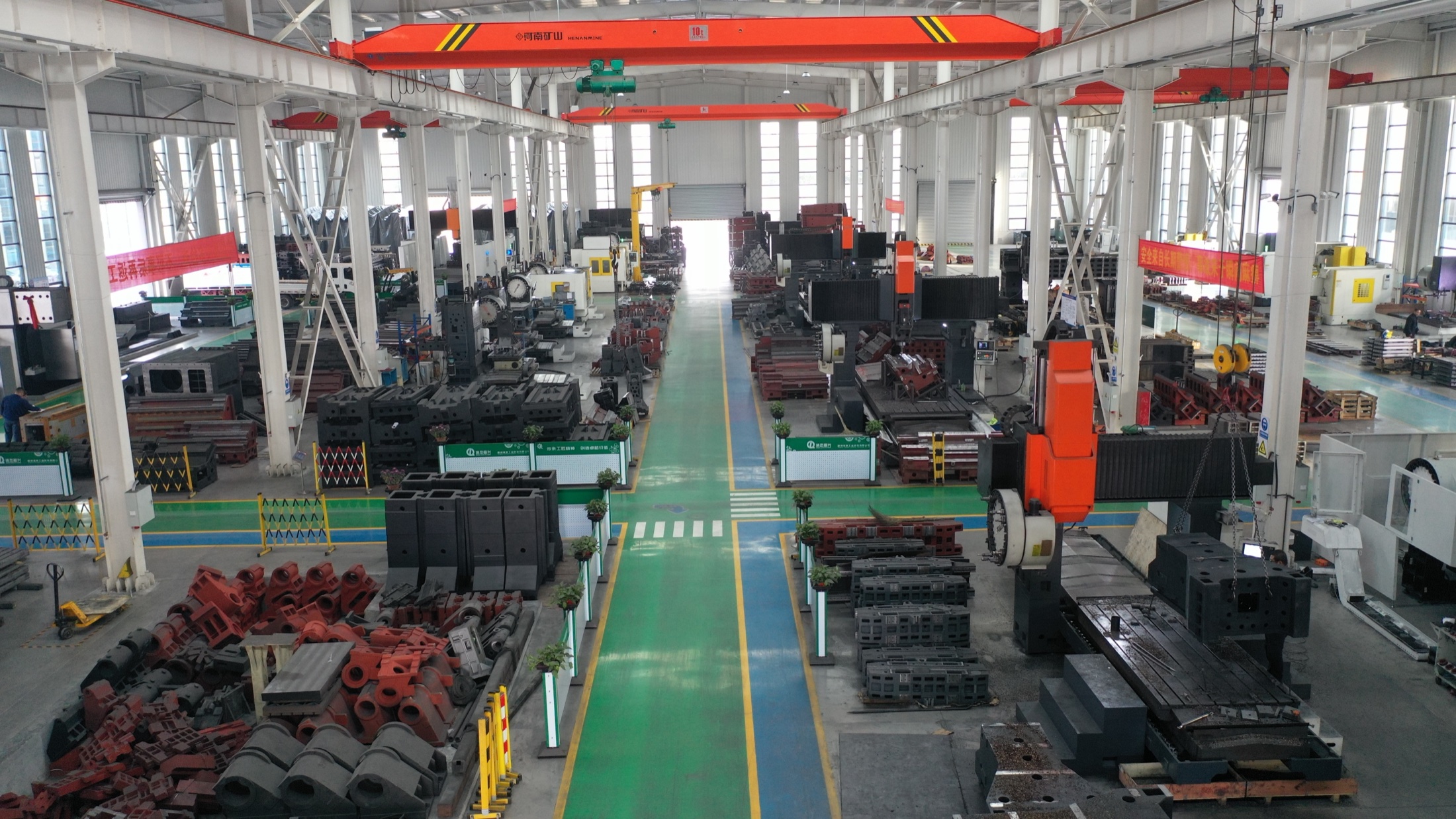 Machining plant